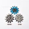 Venta Directa de Fábrica Hebilla de Diamantes de Imitación Ojo de Caballo Colorida Decoración de Broche de Flor para Traje Vestido Accesorios de Hebilla para Zapato Bolsa DIY