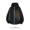 Outono 2026 Novo Moletom com Capuz e Fecho de Botão Linha Masculino Outono/Inverno Peça Externa Cardigã Toque de Alta Qualidade Tamanho Grande Masculino