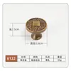 Manija de Gabinete Puerta Chinoiserie Cobre Cepillado Nuevo Mueble Chinoiserie Manija Extendido Cobre Antiguo Gabinete Armario Café Bronce Manija