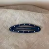 Pinza de Pelo de Lunares Básica Versátil Triángulo Ovalado Pinza de Pelo Metálica Color Gota de Aceite Pinza de Pelo Accesorio de Cabello Nuevo Estilo