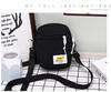 Bolso bandolera pequeño de lona para mujer, estilo moderno y literario, bolso de hombro informal para estudiantes, combinable con todo, 2025