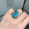 Shake Voice Transmissão ao Vivo Europa e América Popular Anti-Real Paraíba Grande Pingente de Gota D'água Conjunto de Colar e Brincos Pedra Principal 10*20