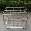 Carro de baloncesto Carro de bolas plegable móvil Carro de almacenamiento de pelotas para jardín de infantes Estante de pelotas escolar