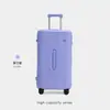 Maleta de Gran Capacidad Alta Apariencia Femenina Resistente Duradera de Cabina Caja con Contraseña Estuche de Viaje con Ruedas de PC Engrosado Modelo Nuevo Masculino