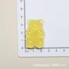 Oso de Gelatina Mediano Accesorios de Resina DIY Pegatina para Refrigerador Agujero Decoración para Zapatos Colgante para Llavero Material