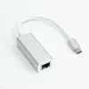 Tarjeta de Red Gigabit USB 3.0 USB a Puerto de Red RJ45 Interfaz Tarjeta de Red Externa para Portátil Tipo C 2.0 de Aleación de Aluminio