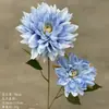 Flores Artificiais Azuis para Casamento Flores Falsas de Teto Decoração de Casamento Parede de Flores Arranjo de Flores de Chão para Casamento Materiais para Arranjo de Flores de Seda