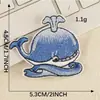 Logo bordado animal marino etiqueta de tela concha accesorios parche DIY accesorios para ropa cuenta manual pegatinas de tela para bordar