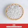 Materiales DIY de Perlas Perlas Decorativas Blanco Roto de Agujero Recto Cuentas en Hilo Accesorios para Joyería Perla de Imitación ABS Hecha a Mano Perlas Sueltas