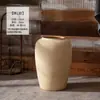Vaso de Cerâmica Grande de Chão Jingdezhen, Jarra de Cerâmica Grossa Artesanal Retro Nostálgica, Ornamento Feng Shui para Sala de Estar Hotel, Frete Grátis