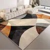 Tapete de sala estilo creme transfronteiriço, tapete moderno de luxo leve para sofá e mesa de centro, tapete de cabeceira de quarto, resistente à sujeira e fácil de manter