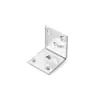 Soporte de ángulo en L de acero inoxidable de 90 grados, fijador de ángulo recto, escuadra, acero laminado en frío, estante de soporte engrosado, accesorios de ferretería