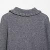 2025 Otoño Nuevo Moda Callejera Europea y Americana para Mujer Chaqueta de Punto con Capas Decorativas W085 348057