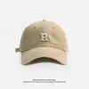 Gorra de Béisbol Color Borgoña Estilo Coreano de Algodón Puro para Mujer, Oversize y de Corte Profundo con Visera Rígida, Visera Ancha que Hace que la Cara Parezca Más Pequeña, Gorra Deportiva Versátil para Hombre