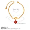 Moda Europeia e Americana Personalidade Cor Doce Pingente de Número Pulseira Enrolada Não Desbota Banhado a Ouro 18K Versátil Acessório de Mão
