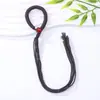 Sino de Vento Natural de Casca de Fruta Corda para Pendurar Corda com Argola de Puxar Manual Feita à Mão Corda Trançada Acessório de Chaveiro Versátil de Alto Valor DIY