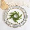 Venda Quente Transfronteiriça Argola para Guardanapo de Natal Guirlanda de Pinheiro Norfolk Guirlanda Verde Decoração de Banquete de Feriado Fabricante