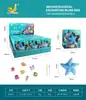 Disco de Pintura de Yeso para Niños Simulación DIY con Diseño de Triceratops, Juguete Creativo de Graffiti para Niños y Niñas