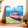 30*30 paisaje de campo pintura al óleo digital DIY pintado a mano escena callejera cafetería pintura decorativa acrílica en stock al por mayor