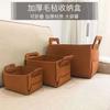 Cesta de Almacenamiento de Fieltro para Hogar, Escritorio, Artículos Varios, Plegable, Dormitorio Estudiantil, Barra para Ropa Sucia, Caja de Almacenamiento para Libros y Maquillaje
