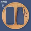 Paraguas de Bolsillo Mini Compacto, Elegante y Versátil para Sol y Lluvia, Paraguas Solares Tamaño Tarjeta 50% de Descuento, Paraguas Personalizados al por Mayor