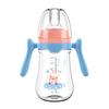 Biberón simple de PP para bebé con tetina ancha 180/240/280ml con asa sin pajita