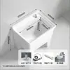 Fregadero para Mopas Pileta para Mopas de Cerámica Tubería de Drenaje de Acero Inoxidable Balcón Baño Lavadero Doméstico para Mopas Barato