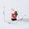 Paisaje en miniatura, adorables figuras de Santa Claus, bonitas decoraciones de bola de nieve, adornos para hacer tú mismo, accesorios para colgar, piezas decorativas pequeñas