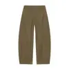 Pantalones Casuales de Pierna Ancha con Bolsillo Decorado Estilo Europeo y Americano Transfronterizo 2025 Nueva Moda Elegante para Mujer 8246248