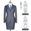 Traje de Primavera e Outono Feminino Preto de Alta Qualidade Cintura Apertada Moderno Elegante Traje Blazer de Negócios Masculino e Feminino 70% Lã
