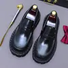 [Preventa, no en stock] Zapatos casuales de cuero de vaca, cuero genuino, suela gruesa, ligeros, mocasines slip-on modernos estilo coreano