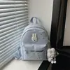 Mochila de conejo Miffy con lunares muy atractiva y linda, mochila nueva de estilo coreano para niña, gran capacidad, ligera, adecuada para ir al trabajo