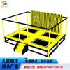 Trampolim Infantil Outdoor Não Motorizado Equipamento de Diversão Não Padrão Jardim de Infância Trampolim Interno Parque de Trampolins Fábrica Pular