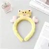 Acessório de Cabeça Jardim de Zootopia Faixa de Pelúcia Tridimensional Coelho Nick Estilo Engraçado e Fofo Acessórios de Cabelo Disponíveis para Atacado