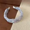 Diadema de Moda de Gama Alta para Mujer, Pasador Casual Estilo Coreano, Accesorios para el Cabello Súper de Hada y Dulces, Diadema Versátil, Diadema Trenzada de Perlas