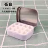 Paleta de Caja de Lata Mini para Bocetos al Aire Libre, Rejilla Portátil para Dispensar Pintura de Acuarela, Caja de Lata para Pegamento de Esmalte de Uñas
