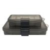 Caja Marrón de Cinco Compartimentos con Cierre a Presión Caja para Equipo de Pesca Luya Caja de Accesorios de Pesca Caja de Plástico para Almacenamiento de Cebos y Anzuelos