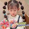 50 gomas elásticas para el cabello de alta calidad sin pelo para niños, cuerda para la cabeza de bebé, gomas elásticas de cuero para niñas, cuerda para el cabello de niña pequeña