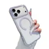 Funda Magnética de Cristal de Hielo de Dos Tonos Adecuada para iPhone 18 Promax Funda Protectora Transparente Anti-Caídas Todo Incluido para Apple 17