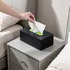 Caja de Pañuelos de Acero Inoxidable Negra sin Taladro para Escritorio, Encimera, Sala de Estar, Baño y Almacenamiento de Papel Higiénico