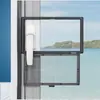 Ventana Exterior con Ventanilla Pequeña Separada, Malla Anti-Mosquitos, No Requiere Taladrar, Puede Resolver el Problema de que la Manija Presione Contra la Malla, Accesorios Magnéticos