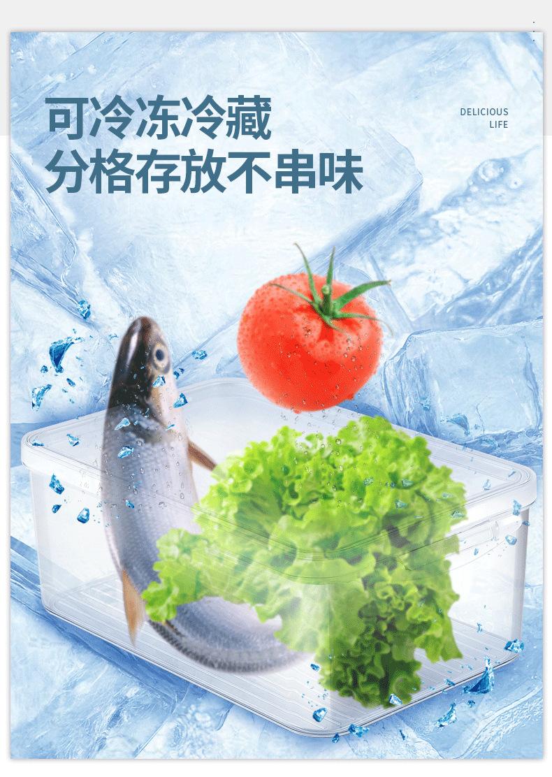 冰箱储物盒鸡蛋盒透明冰箱收纳盒专用保鲜盒抽屉式