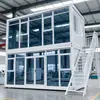 Casa Móvil de Oficina Contenedor, Casa Integrada de Acero Color para Vivir, Montaje Sencillo, Casa Prefabricada Desmontable