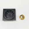Desagüe de suelo antiolor de acero inoxidable engrosado, diseño corrugado de 6 mm para baño, balcón, lavadora y alcantarilla, desagüe de suelo a prueba de insectos
