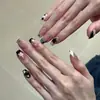 Armadura de mano sentido avanzado hecho a mano ins explosiones diamante roto mariposa uña piezas de uña al por mayor uñas portátiles