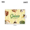 Famoso de Internet Taza de Helado Desechable Helado Gelato Bola de Helado Tazón de Papel Para Llevar Taza de Papel para Yogur Caja de Helado Impresión