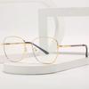 Armazón de Gafas de Aleación Moderno Combinación Tallada Ultraligero Moderno Juvenil Casual Barato Para Correr Duradero Alto Níquel 72552