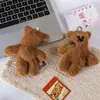 Urso de Pelúcia Fofo Popular Mr. Bean Ursinho Squeaky Pingente, Alto Valor Estético, Pingente de Mochila, Presente para Namorada