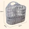 Cesto de Roupa Suja Doméstico, Cesto de Armazenamento de Roupas Sujas para Banheiro de Grande Capacidade, Cesto de Roupa Suja Dobrável, Cesto de Armazenamento Grande, Cesto de Roupa Suja