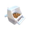 Caja de comida para periquitos comida lata comedero comida para peonías taza para comida para pájaros accesorios para jaula de pájaros suministros para alimentación de estorninos bebedero